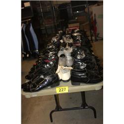 Table Lot of Dress Shoes
