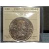 Image 1 : 1962 Silver dollar ICCS MS63 Heavy tone