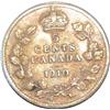 Image 1 : 1910 round leaf silver 5 cents