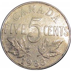1933 5 cents