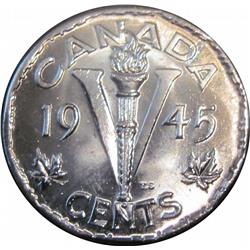 1945 STEEL 5 cents