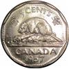 Image 1 : 1957 5 cents
