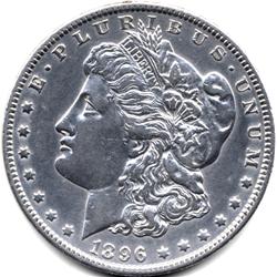 1896-O MORGAN SILVER DOLLAR-CIRC