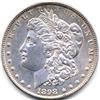 Image 1 : 1898 MORGAN SILVER DOLLAR-UNC