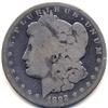 Image 1 : BETTER DATE 1892-CC MORGAN SILVER DOLLAR-GOOD