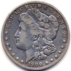 1900-O MORGAN SILVER DOLLAR-CIRC