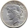 Image 1 : GEM 1934 SILVER PEACE DOLLAR-MS64