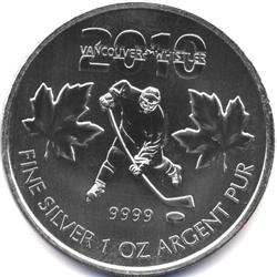 2010 CANADA SILVER OLYMPIC MAPLE LEAF-CH BU+