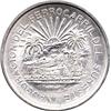 Image 1 : RARE 1950-Mo MEXICO SILVER 5 PESOS RAILROAD-MS65