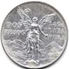 Image 1 : NICE 1921 MEXICO SILVER 2 PESOS-BU