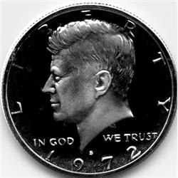 1972-S KENNEDY HALF DOLLAR-PROOF