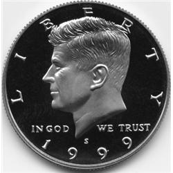 1999-S KENNEDY HALF DOLLAR-PROOF DCAM