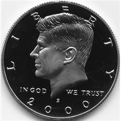 2000-S KENNEDY HALF DOLLAR-PROOF DCAM