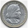 1892 COLUMBIAN SILVER HALF DOLLAR-UNC + TONING