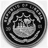 Image 2 : 2001 LIBERIA SILVER $20-PROOF DCAM