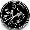 1979 BALIZE SILVER 5 CENTS-PROOF DCAM