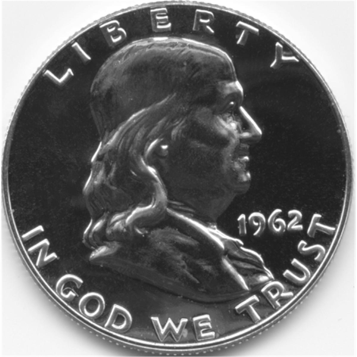 1962 SILVER FRANKLIN HALF DOLLAR PROOF