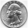 1960-D SILVER WASHINGTON QUARTER-BU