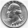 1964-P SILVER WASHINGTON QUARTER-BU