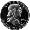 1960-P SILVER FRANKLIN HALF-PROOF CAMEO