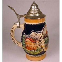 VINTAGE RUDESHEIM AM RHEIN GERMAN BEER STEIN - Mar