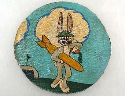 WW2 USAAF BUGS BUNNY BOMB SQUADRON PATCH - Canvas