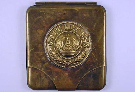 gott mit uns cigarette case WW1 IMPERIAL GERMAN CIGARETTE CASE