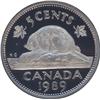 Image 1 : 1989 Ultra Heavy Cameo Proof 5 cents