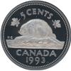 Image 1 : 1993 Ultra Heavy Cameo Proof 5 cents