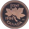 Image 1 : 1996 Ultra Heavy Cameo Proof small cent