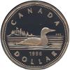 Image 1 : 1996 Ultra Heavy Cameo Proof loonie dollar