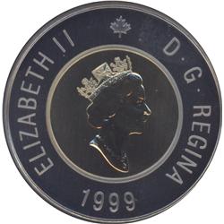 1999 Specimen NUNAVUT Twoonie Reflief cameo design