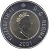 Image 1 : 2001 Specimen Twoonie Relief Cameo design