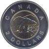 Image 2 : 2001 Specimen Twoonie Relief Cameo design