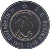Image 1 : 2006 Double date (10th anniversary of the Twoonie) specimen Twoonie relief Cameo model
