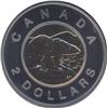 Image 2 : 2006 Double date (10th anniversary of the Twoonie) specimen Twoonie relief Cameo model