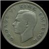 1944 New Zealand Florin George VI Hi Grade RARE (COI-6988)
