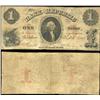 1833 Rhode Island Bank of the Republic $1 Note Better Grade (CUR-06249)