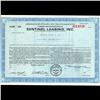 1970s Sentinel Leasing Stock Warrant Certificate Scarce (COI-3347)