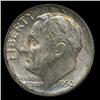 1950D Roosevelt Dime Graded PCGS MS66 with FB Fabulous Toning (COI-6390)