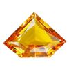 54.00ct Stunning Orange Yellow Citrine Pentagon Cut Appraisal Estimate $10800 (GEM-25119)