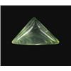 Image 1 : 6.54ct Fine Prehnite Gem Trillion Cut (GEM-20690)