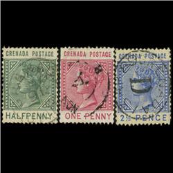 1883 Grenada Postage Stamp Set PREMIUM (STM-0590)