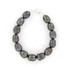 Image 2 : Saltwater Baroque Black Pearl Bracelet (JEW-250N)