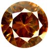 0.38ct Round Cut Brown Zircon Unheated  (GEM-14422C)