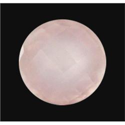24.23ct Pink Rose Africa Quartz Round Facet (GEM-15662)