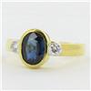1.9ct Ladies Top Blue Sapphire Diamond 18k Ring (JEW-1136)