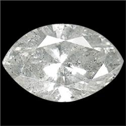 0.11ct Natural Brown/White Diamond Marquise (GEM-16164)