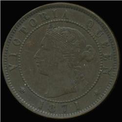 1871 Canada Prince Edward Island Cent Hi Grade (COI-6946)