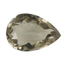 36.52ct Natural Smokey Quartz Pear Cut (GEM-26245)